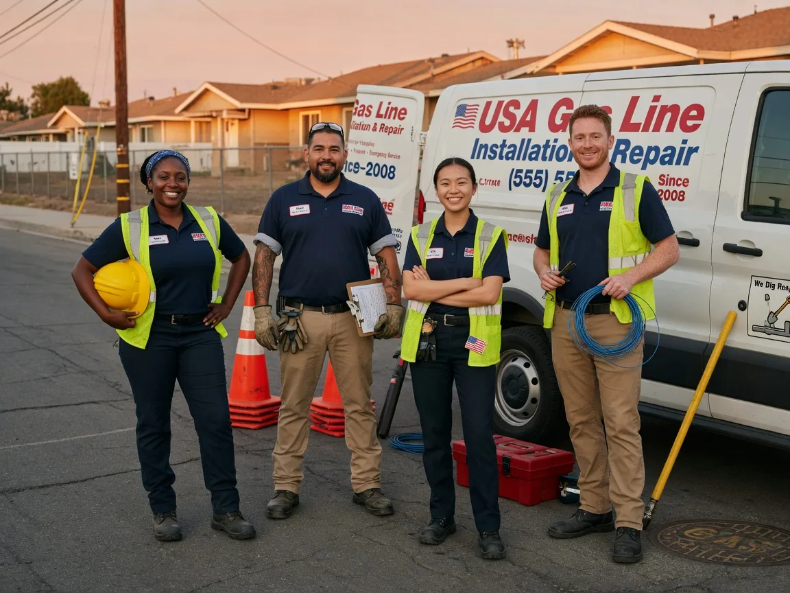 Gas Line Installation company in Ladora, IA